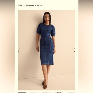 Madewell denim dress.